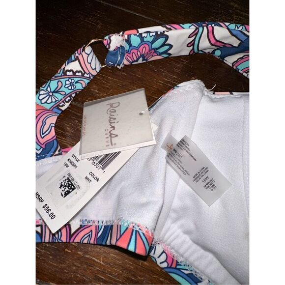 RAISINS CURVE Trendy Plus Size Jamaica Underwire Bikini Top - Picture 6 of 6